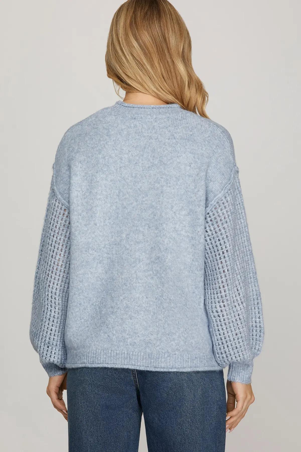 Long Sleeve Crew Neck Sweater