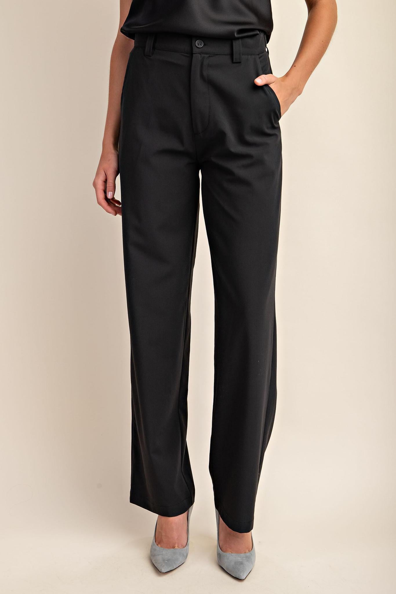 Tailored Pants with Side Pockets