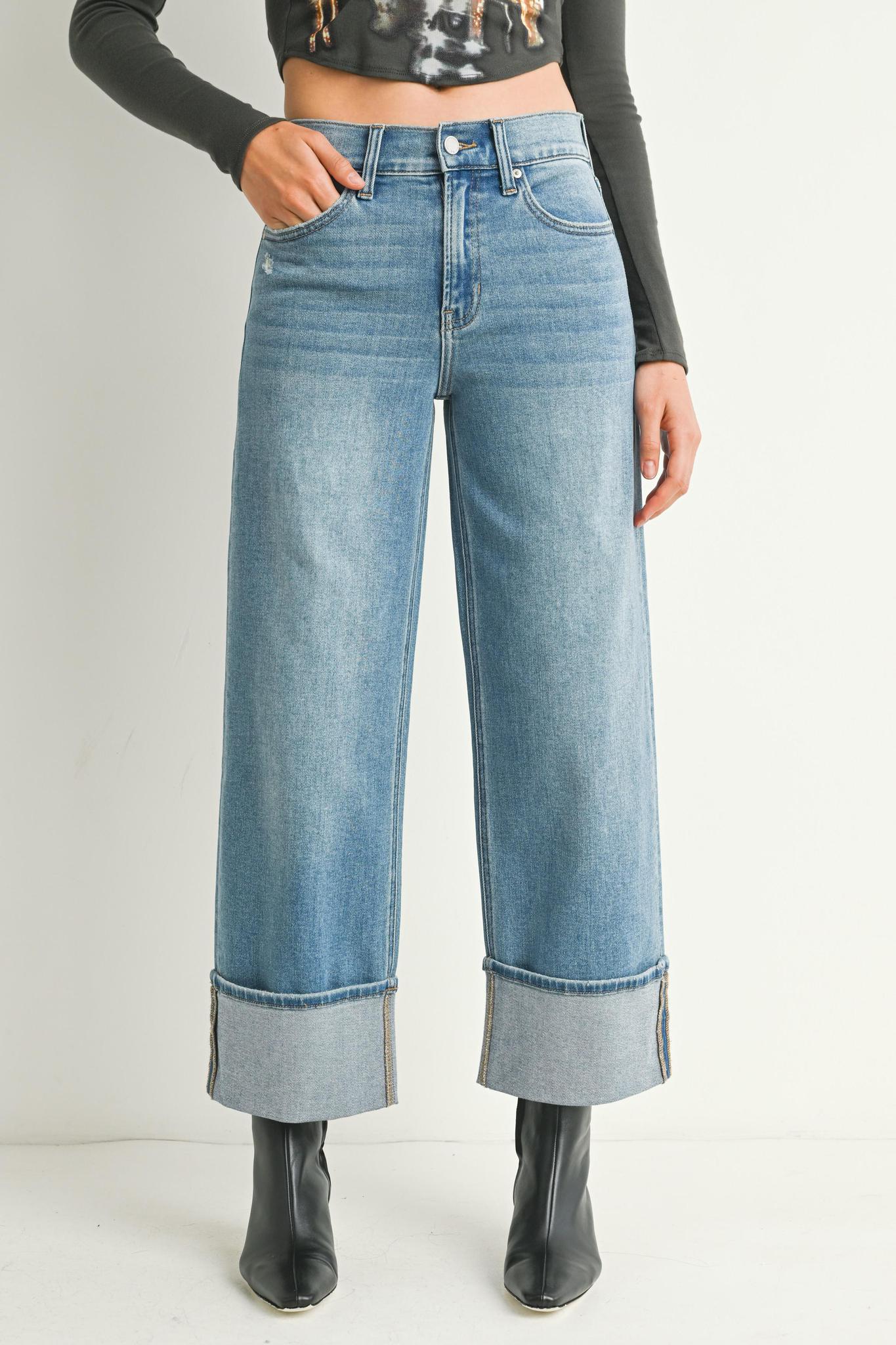 Cuffed Denim