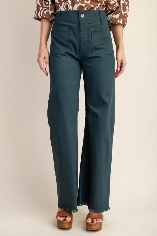 High Waisted Flared Pants