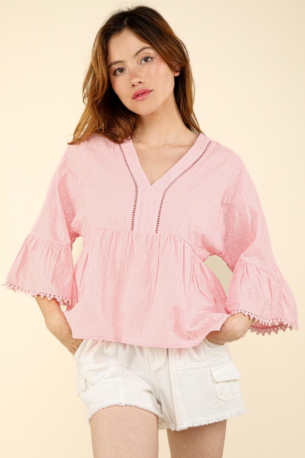 Embroidery top