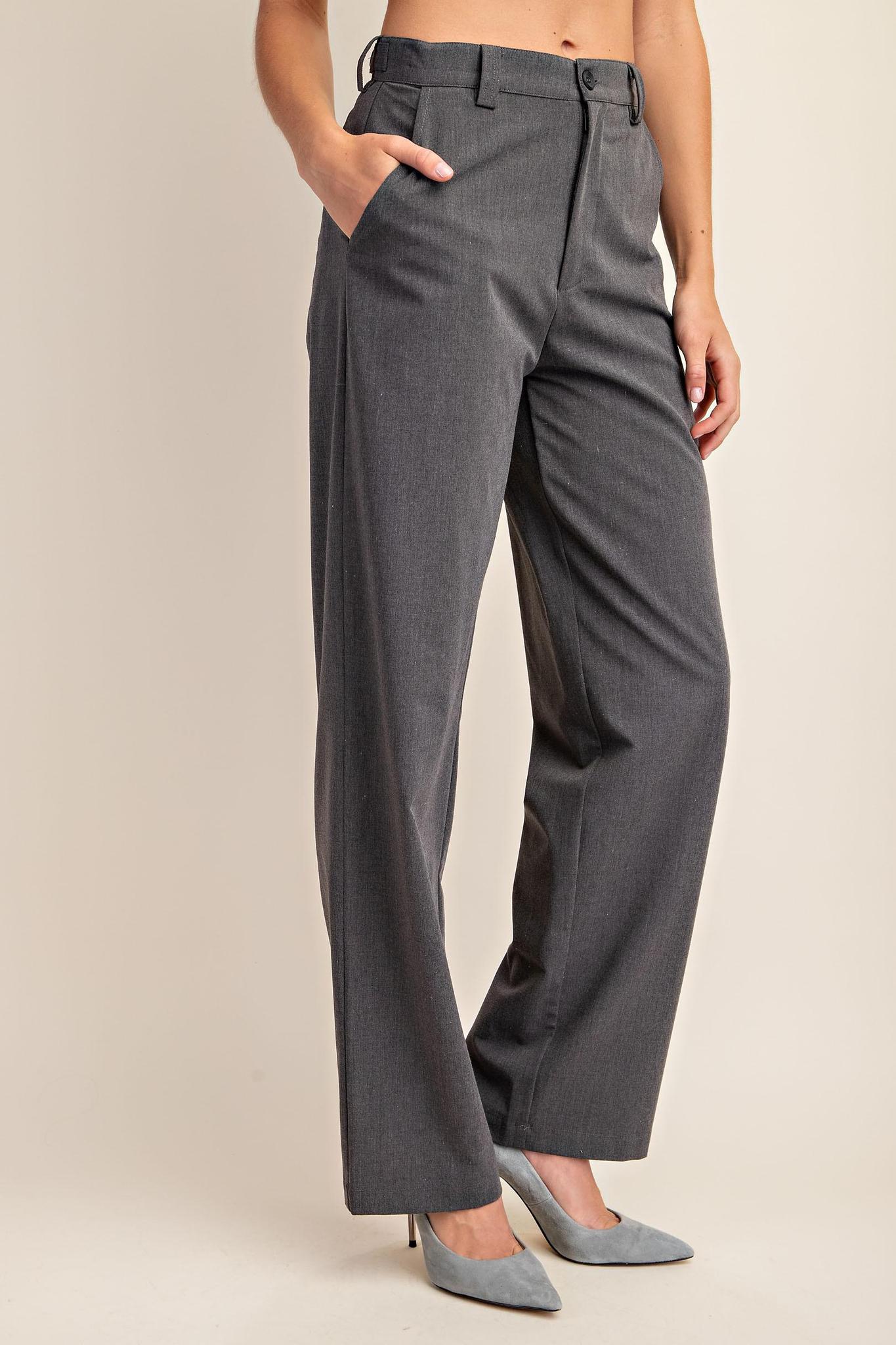 Tailored Pants with Side Pockets
