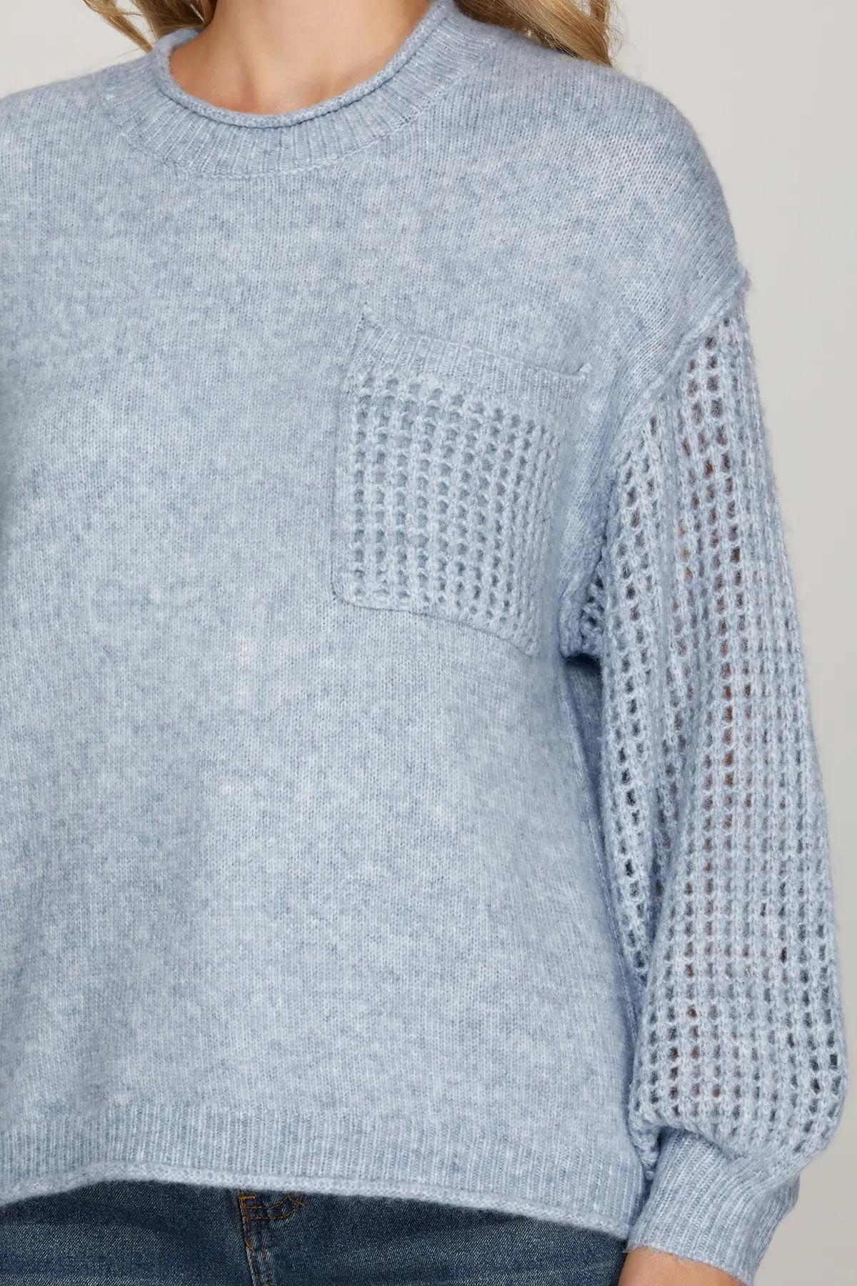 Long Sleeve Crew Neck Sweater