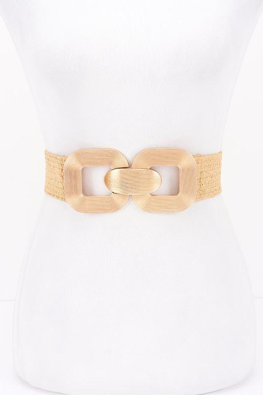 Metal Buckle Elastic Belt