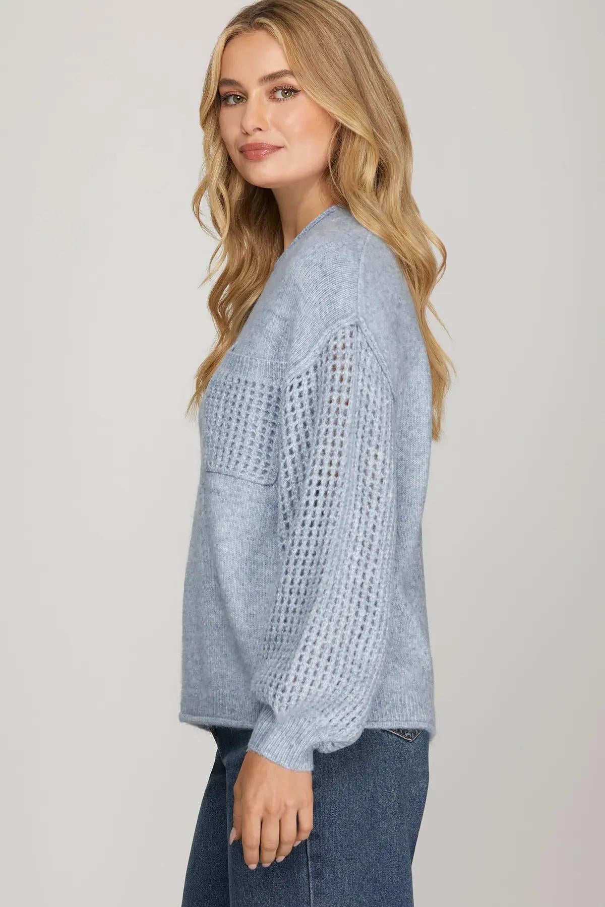 Long Sleeve Crew Neck Sweater
