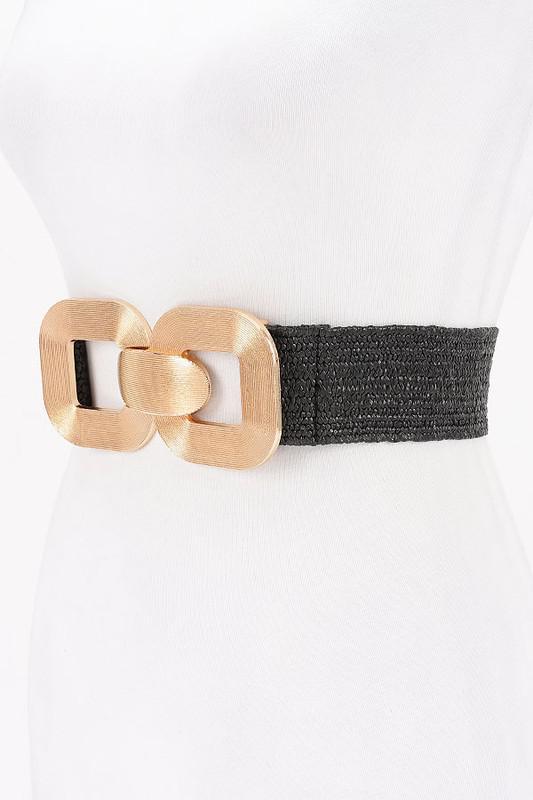 Metal Buckle Elastic Belt