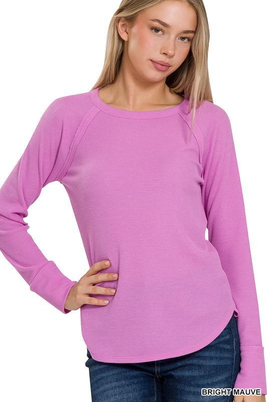 Baby Waffle Long Sleeve Top