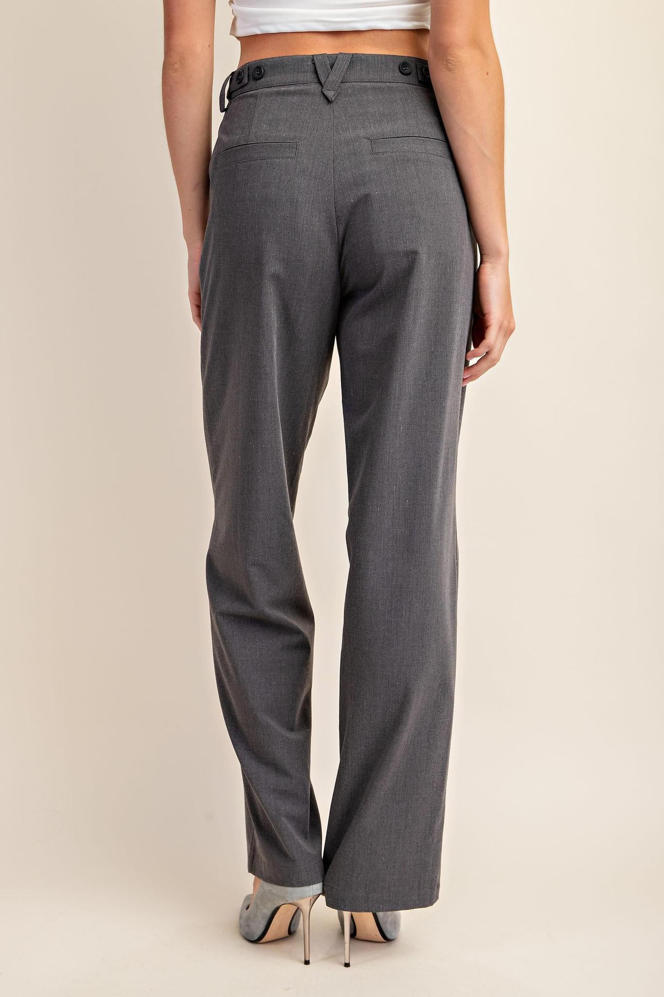 Tailored Pants with Side Pockets