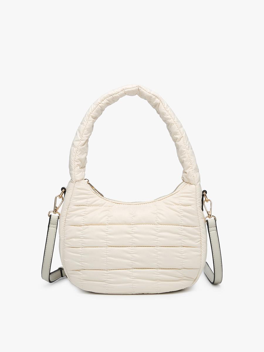 Nylon Puffer Shoulder Bag/Satchel