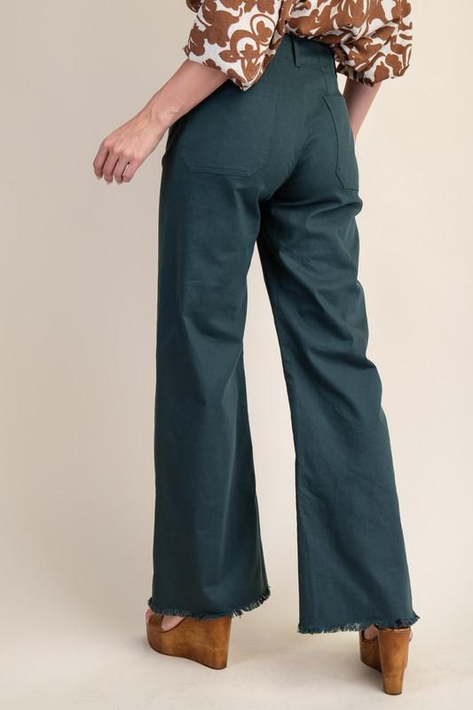 High Waisted Flared Pants