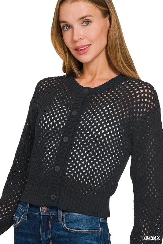 Crochet Cardigan Sweater