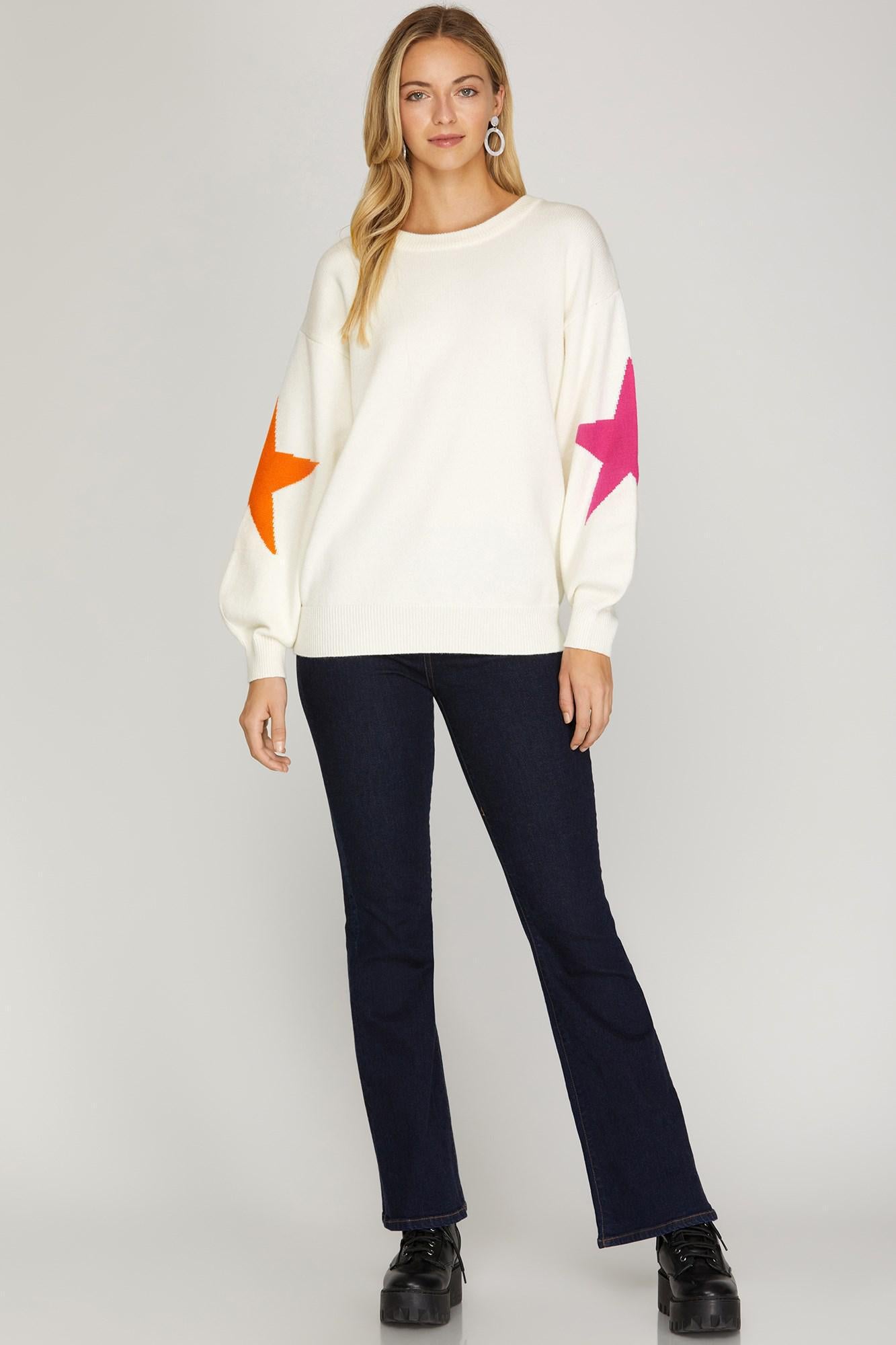 Star Patterned Sweater