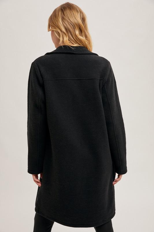 Open Front Knit Coat Jacket