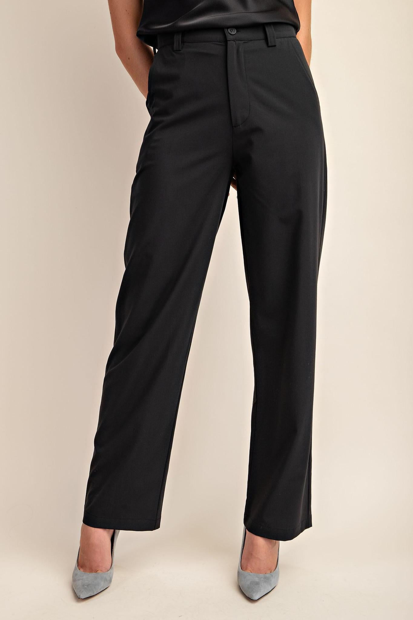 Tailored Pants with Side Pockets