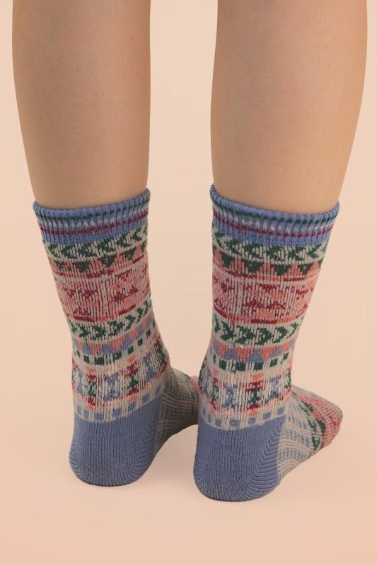 Geometric Graphic Crew Socks