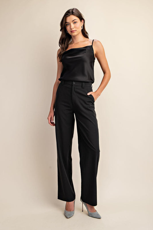 Tailored Pants with Side Pockets