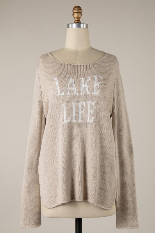 "Lake Life" Lightweight Knit Sweater