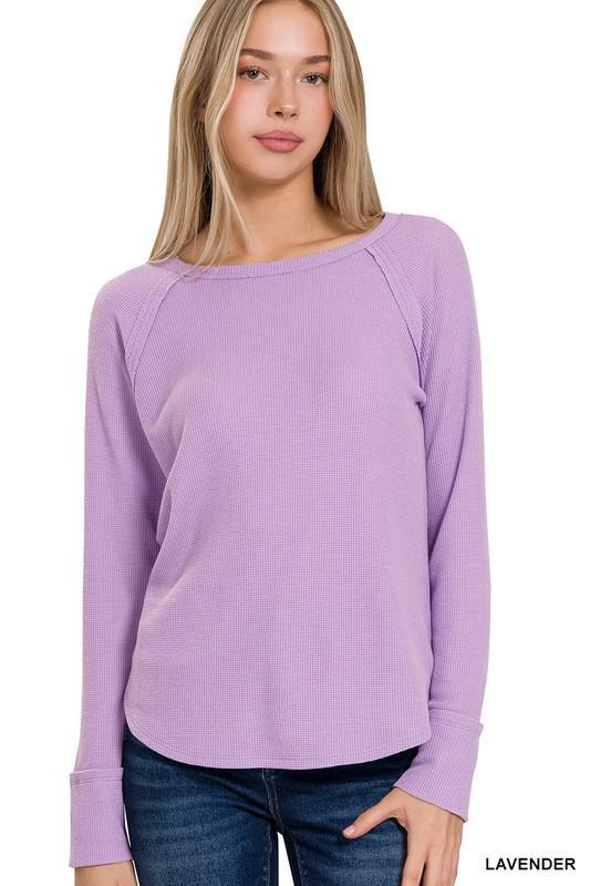 Baby Waffle Long Sleeve Top