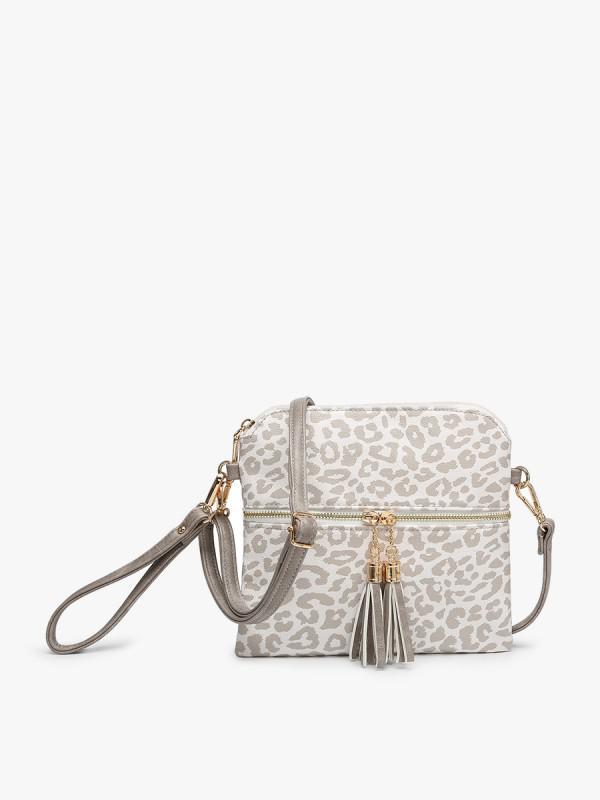 Tara Double Zip Crossbody/Wristlet