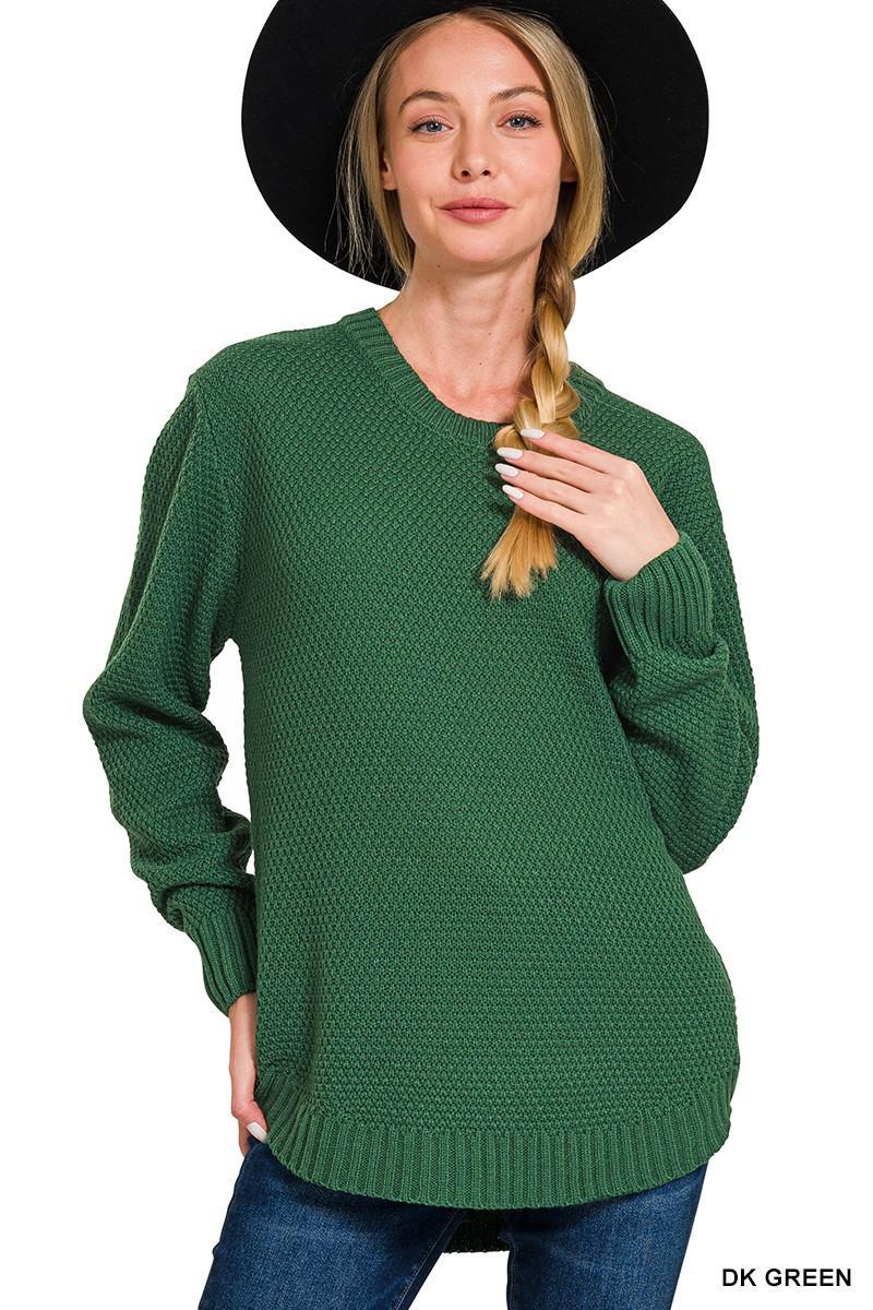 Basic Green Sweater