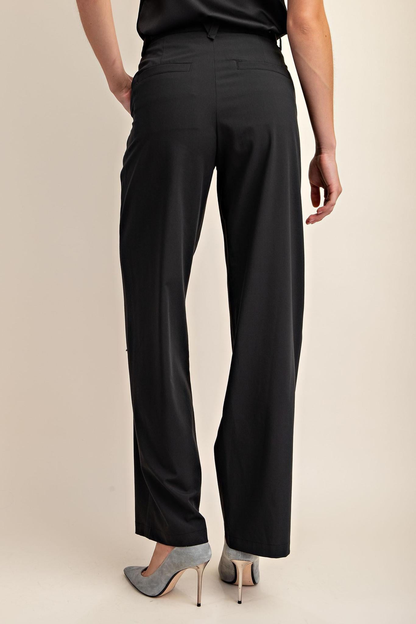 Tailored Pants with Side Pockets