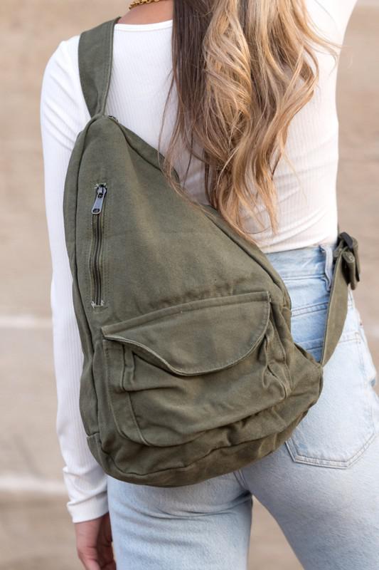 Oversize Canvas Sling