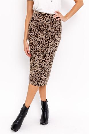 Animal Print Skirt