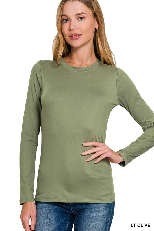 MICROFIBER LONG SLEEVE SHIRT