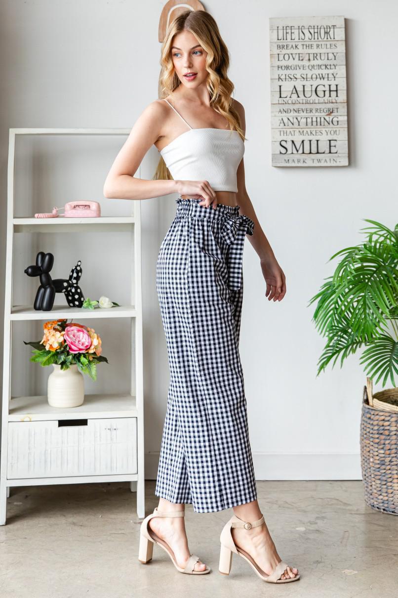 PLAID CULOTTES