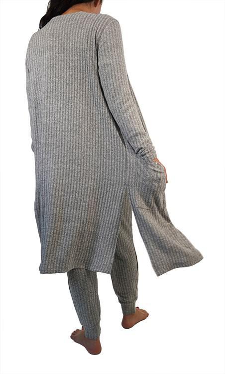 Ribbed 3 Piece Lounge Set