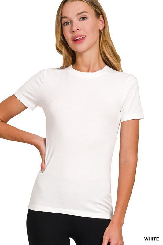 Basic Crew Neck Short Sleeve Tee