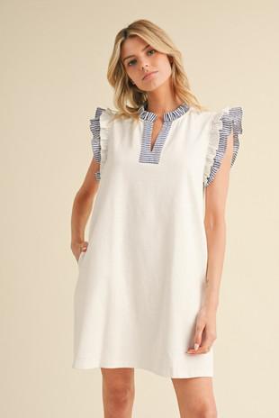 Solid and Close-Up Sleeveless Dress