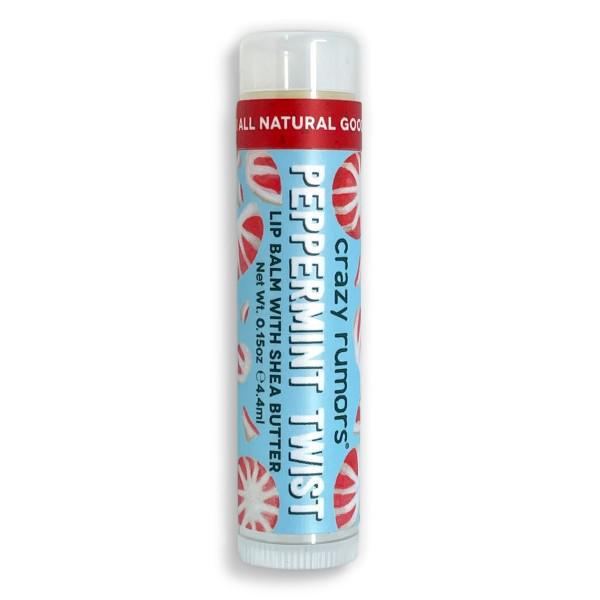 All Natural, Vegan Peppermint Twist Lip Balm