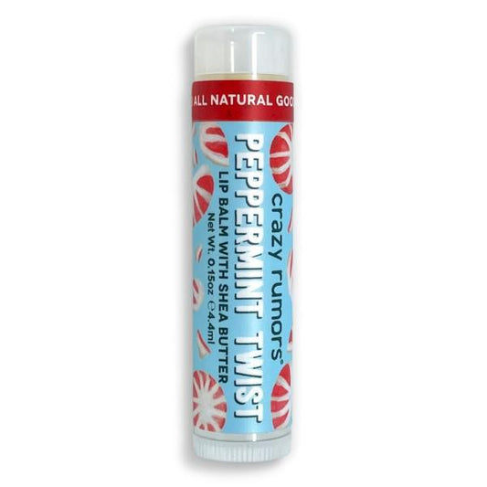 All Natural, Vegan Peppermint Twist Lip Balm