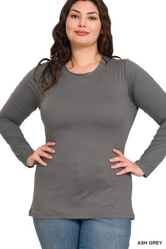 MICROFIBER LONG SLEEVE SHIRT