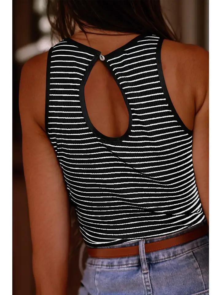 striped tank top