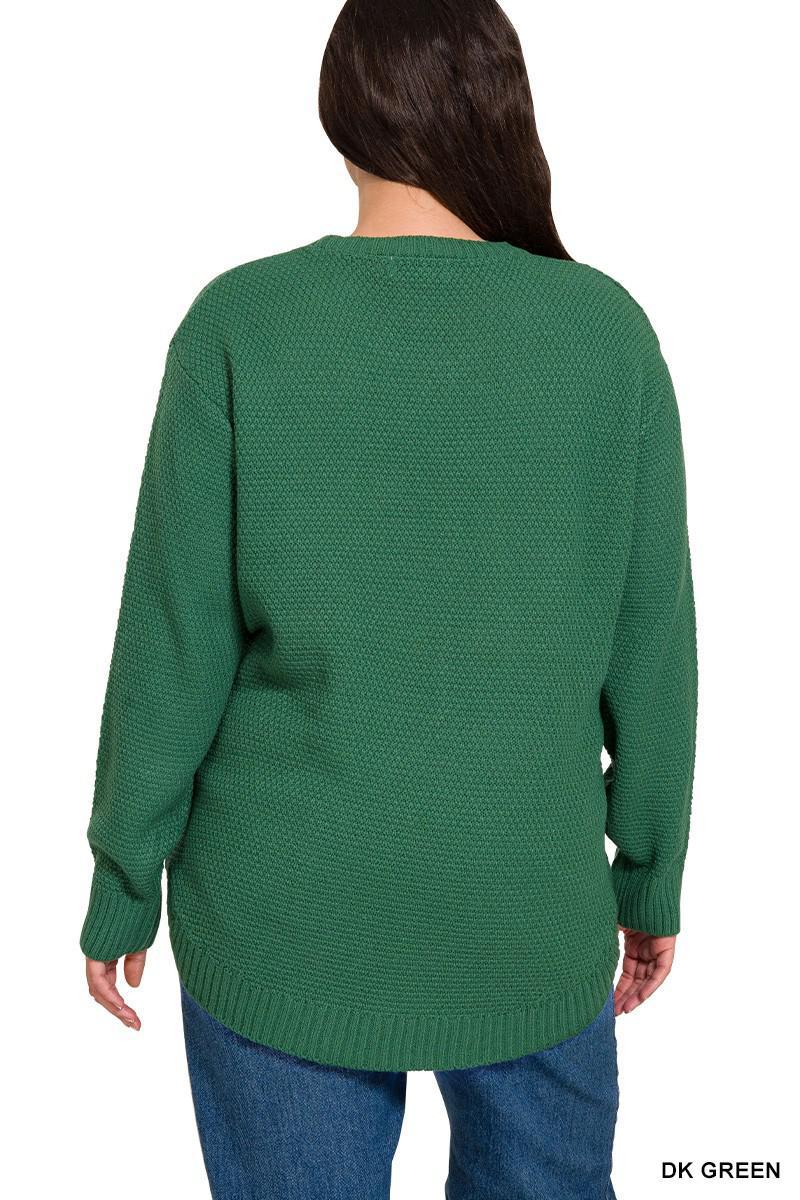 Basic Green Sweater